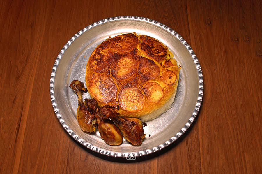 عکاسی food برنج کته