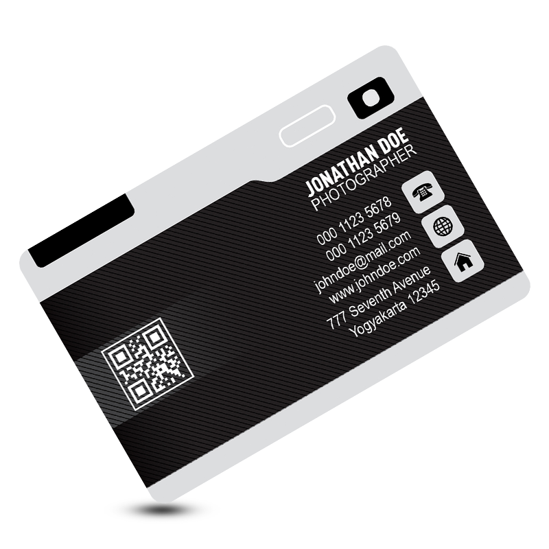 پشت کار کارت ویزیت عکاسی